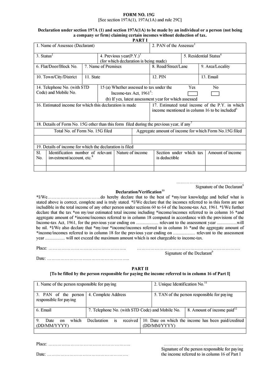 form 15h free download